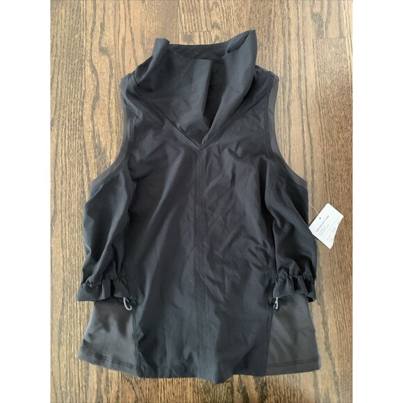 Athleta Venture Out Tank Crop Top Black XXS  NEW #533073 Athletic Running‎ - Picture 10 of 10